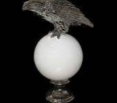 Статуэтка "Орёл на шаре", Ceramiche Dal Pra