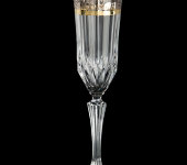 Набор бокалов для шампанского, Платина/Золото, P/180, 6 шт, Timon, Италия
