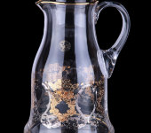 Кувшин, Platina-Gold, P/260T, стекло с позолотой, Timon, Италия