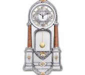 Настенные часы с маятником "Времена года", Linea Argenti