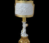 Настольная лампа "Мальчик", Tiche Porcellane