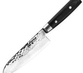 Нож Сантоку 16.5 см, (37 слоев) серия Zen, дамасская сталь, Yaxell