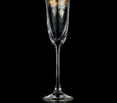 Бокал для шампанского, G153GP-58 GOLD/PLATINUM, набор 6 шт, стекло с позолотой и платиной, Combi