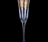 Бокал для шампанского "Sabina", золото, набор 6 шт, 104146, Precious, Италия