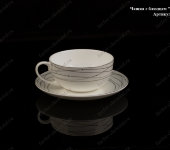 Чашка с блюдцем "Адажио", 350 мл, Takito