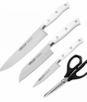 Набор ножей 3 шт + ножницы в подарок, Riviera Blanca, Arcos