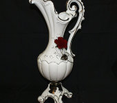 Кувшин "Красные розы", 65 см, Ceramiche Ferraro
