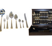 Набор столовых приборов 75/12 "Falperra Gold", Face Набор столовых приборов 75/12 "Falperra Gold", Face