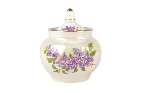 Чайный сервиз 20/6 "Гранатовый - Сиреневый букет", Дулёвский фарфор item