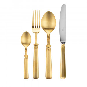 Набор столовых приборов 24/6, PICCADILLY matte gold, подарочная упаковка, Cutipol item