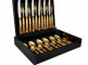Набор столовых приборов 24/6, PICCADILLY matte gold, подарочная упаковка, Cutipol item