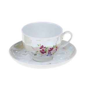 Чайный сервиз 20/6 "Гранатовый - Багульник", Дулёвский фарфор item