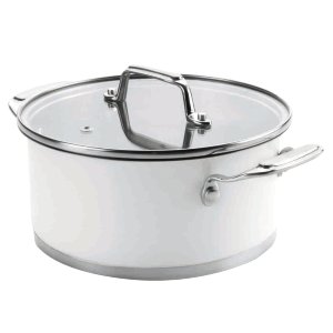Кастрюля с крышкой 4.2л "Cookware White", Lacor item