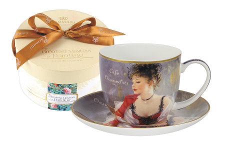 Чашка с блюдцем За чашкой кофе, в подарочной упаковке item
