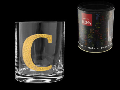 Стакан для виски (1 шт) Азбука Буква "C", Rona item