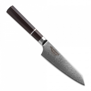 HC/OCTA-KI-16 Нож кухонный, Kiritsuke 15 см, дамасская сталь VG10 (67 слоев), рукоять черное дерево (DCK-EK6) item