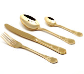 Набор столовых приборов 24/6 "Renascenca Gold", Herdmar