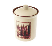 Банка для сыпучих продуктов "Итальянская деревня", Terracotta Банка для сыпучих продуктов "Итальянская деревня", Terracotta