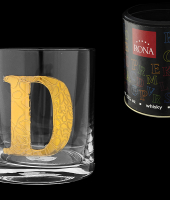 Стакан для виски (1 шт) Азбука Буква "D", Rona