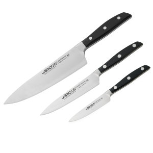 Набор из 3-х ножей с черной подставкой, Manhattan, Arcos item