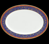 Блюдо овальное "Кобальт", 31 см, Royal Aurel