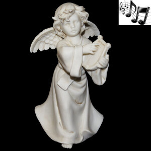 Статуэтка музыкальная "Ангел с арфой", Venere Porcellane d'Arte item