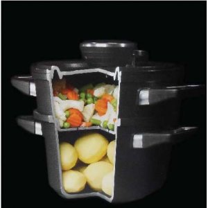 Пароварка алюминиевая с антипригарным покрытием, 24 см, AMT item