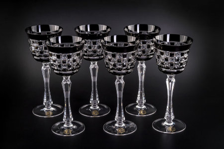Бокалы для красного вина "Чёрный бриллиант", набор 6 шт, Cristallerie DE Montbronn item