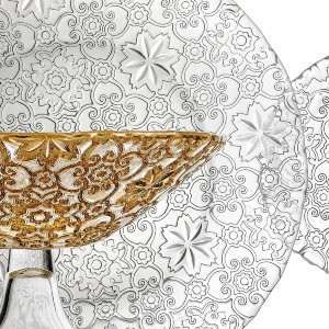 Блюдо глубокое на ножке 25 см "Arabesque", IVV item
