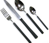 Набор столовых приборов 24/6 "Vintage Ept Black", Herdmar