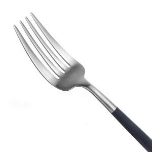 Набор столовых приборов 24/6, с синими ручками, "GOA matte blue", Cutipol item