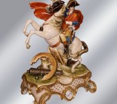 Статуэтка "Наполеон на коне", Porcellane Principe Статуэтка "Наполеон на коне", Porcellane Principe