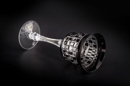 Бокалы для воды "Чёрный бриллиант", набор 6 шт, Cristallerie DE Montbronn item