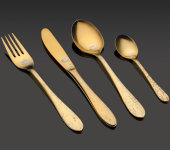 Набор столовых приборов 24/6 "Atlanta Gold", Herdmar