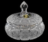 Доза с крышкой, хрусталь, Aurum Crystal