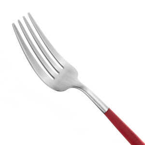Набор столовых приборов 24/6, с красными ручками "GOA matte red", Cutipol item