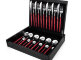 Набор столовых приборов 24/6, с красными ручками "GOA matte red", Cutipol item
