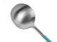 Набор столовых приборов 24/6, с бирюзовыми ручками "GOA matte turquoise", Cutipol item