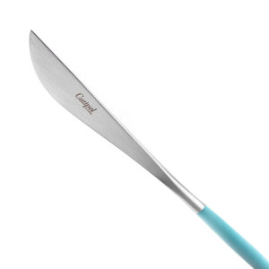 Набор столовых приборов 24/6, с бирюзовыми ручками "GOA matte turquoise", Cutipol item