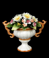 Чаша с маргаритками, F2307, элитный фарфор, Dea Capodimonte