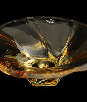 Салатник 30.5 см "Оклахома" амбер, Aurum Crystal s.r.o.