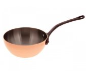 Сотейник конической формы с ручкой из чугуна, 20 см., Классическая медь, De Buyer