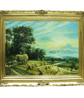 Картина "Уборка сена", 130х160 см, Bertozzi Cornici