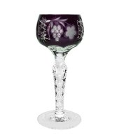 Рюмка для ликера "Сased crystal - Grape", Ajka Crystal