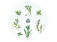 Блюдо стеклянное (вращающееся) Herbarium в подарочной упаковке item