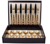 Набор столовых приборов 24/6 "Carre Gold", Cutipol