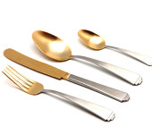 Набор столовых приборов 24/6 "Sirius Mat Old Gold", Herdmar