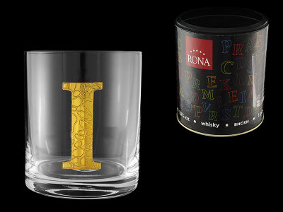 Стакан для виски (1 шт) Азбука Буква "i", Rona item