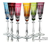 Бокал для шампанского 6Colors, хрусталь, набор 6 шт, Cristallerie Strauss S.A. Бокал для шампанского 6Colors, хрусталь, набор 6 шт, Cristallerie Strauss S.A.