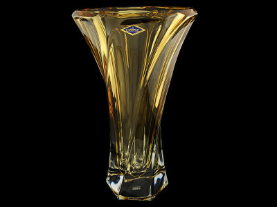 Ваза 32 см "Оклахома" амбер, Aurum Crystal s.r.o. item